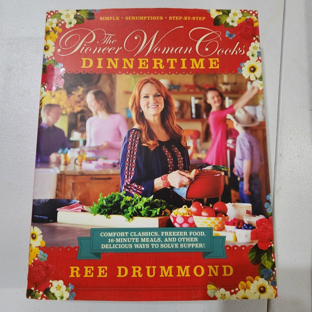 The Pioneer Woman Cooks Dinnertime Ree Drummond Signed First Edition Hardcover